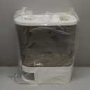 Sooyee Clear Rice Dispenser, Large Cereal Dispenser with Lid Time Scale, Measuring Cylinder Moisture Proof Airtight Food Dispenser Bucket for Rice, Corn,Coffee Bean,Grain,Soybean & Oatmeal (22 Lbs)