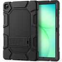 Case for Samsung Galaxy Tab A11+/A9+ Plus 11 Inch 2026/2024, Heavy Duty Shockproof Rugged High Impact Protective Case, Black