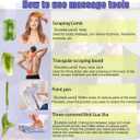 Foot Massage Reflexology Socks Set,Professional Reflexology Socks with Tools with 4 Trigger Point Massage Tool,Relieve Tired Acupressure Socks for Men and Women(Men/Women)