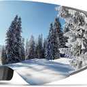 ZIONOR X4 Ski Goggles Magnetic Lens - Snowboard Goggles for Men Women Adult - Snow Goggles Anti-fog UV Protection (A0-vlt 10.5% Grey Frame Grey Revo Silver Lens)