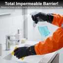 Gastody - Chemical Resistant Gloves, Reusable,Heavy Duty Safety Work Gloves,Resist Acid,Oil,Alkali - L - Extra-long 27.5"