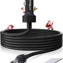Starlink Mini Cable 12V Power Cable 3M/10FT, Starlink Mini Accessories 16AWG Cigarette Lighter to DC Cord, 12V-48V Car Charger Car Adapter