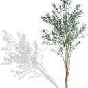 Olive Trees Artificial Indoor, 8ft Tall Faux Olive Tree with Natural Wood Trunk, Realistic Leaves & Fruits, Tall Artificial Plants Indoor, Fake Plants for Home, Office, Living Room Decor