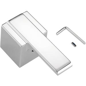 Shower Handle Replacement for Delta 13/14 Series Tub Faucet RP75437, Single Square Lever Handle Kit, Chrome