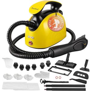 Steam Cleaner, Steam Cleaner For Home, Handheld Steamer For Cleaning With 21 Accessories, 248 F High Temperature, Suitable for Grout, Floor. Sofas, Upholstery, Mop Replacement Pads