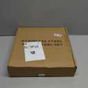 EWFEN Tri-Ply Stainless Steel Frying Pans Set, 8”/ 10”/ 12” Cooking pans, PFOA&PTFE Free Skillet, Induction Cooking Pan, Dishwasher and Oven Safe, Fast & Even Heat, Heavy Duty and Detachable Handle