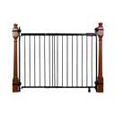 Ingenuity The Stairway+ 46W Series, Baby Gate for Stairs, Dog Gate Indoor for Banister Mount, Secure Stairway Safety Gate - Black