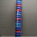 Tommy Bahama 6' UPF 50+ Tilt Beach Umbrella with Wind Vent and Carry Bag, Red and Blue Stripe