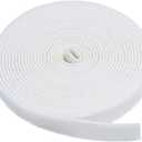 Hook and Loop Tape,3/4-Inch Reusable Cable Management Cable Tie Roll Magic Tape tie (25 YardsWhite)