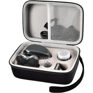 Boobowl Head Shaver Case for Remington Balder Pro Head Shaver, Hair Clipper Storage Holder for SHPAVVER/for Freebird/for Cyruzi Bald Men's Trimmer, Blades and More (Bag Only) (Black)