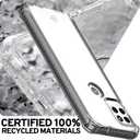 ITSKINS Spectrum // Clear Compatible with Motorola Moto G Stylus 5G, Protective Phone Case, Slim Hybrid Case, Anti-Yellowing, and Heavy Duty Shockproof Cover, Military Phone Case - Transparent