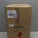 zeyu 18 Inch Outside Light Fixture, Exterior Wall Lighting Fixture for House Porch, Die-Cast Aluminum with Seeded Glass, Black Finish, ZX58MB BK (Large - 1 Pack)