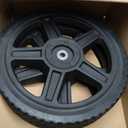 ASDFGHT 14 Inch Lawn Mower Wheels (2-pack) Fits Most Standard push Lawn Mowers, Inner and outer bearing structure - Includes Bolts, Nuts
