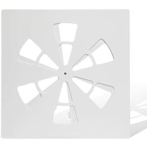 (1 Pack)24"x24"Adjustable Air Conditioning Vent Cover-for Flat Office Ceiling Vents Ceiling Air Deflector Optimize Airflow & Temperature Control AC & HVAC Systems Product Size 23.8X23.8IN