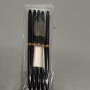 Artdone Metallic Nail Art Pens, Liner Brushes Set, 5PCS Black Color Nail Tools For Long Lines, Thin Details, Fine Drawing, Liner Brush UV Gel Polish Painting Nail Design Sizes 5/8/12/20/25mm