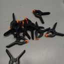 10 Packs of 3.5 inch Professional Plastic Small Spring Clamps Heavy Duty for Crafts and Backdrop Clips Clamps for Backdrop Stand, Photography, Home Improvement and so on