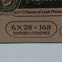 Huggies little movers size 3 18-28lbs 168ct