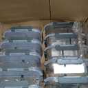 M MCIRCO 10-Pack,30 Oz Glass Meal Prep Containers 2 Compartments Airtight Lunch Bento Boxes with Lids, Glass Food Storage Containers, Microwave, Oven, Freezer and Dishwasher