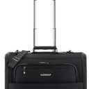 Traveler's Choice Carry-On Softside 8-Wheeled Spinner Garment Bag Luggage, Black, 21-Inch