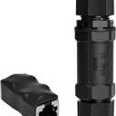 Starlink Ethernet Adapter Kit: IP68 Waterproof RJ45 Coupler for Starlink Cable/Cat7/Cat6/Cat5E/Cat5 Network LAN Cable Extender - Suitable for Repair and Extend Network Cables (Not lightning protected)