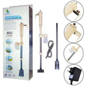Jeneca Aquarium Gravel Vacuum Cleaner,Battery Operated,Clean The Gravel,Debris,Sand wash,Siphon Suction Vac Cleaner for Fish Tank,130GPH,Adaptor Include(Battery and Electric Power)