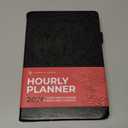 Legend Dated Hourly Weekly Planner 2026  Daily, Monthly & Yearly Agenda with Time Slots  Hardcover Organizer Journal, 5.8x8.3 (Black)