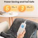 iDOO Heating Pad for Neck and Shoulders and Back for Pain Relief, Mothers Day Gifts for Mom Women Men Elderly, FSA Eligible Items & HSA Store, Large 24"x33" Weighted Electric Heat Pads for Back Gray