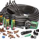 Rain Bird 32ETI DIY Self Install In-Ground Automatic Sprinkler System Kit, Automatic Sprinkler System Kit w/ Timer