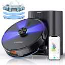 3-in-1 Robot Vacuum and Mop Combo, Self Emptying Station for 60 Days, Robotic Vacuum Cleaner with LiDAR Navigation & Max Strong 4500Pa Suction, WiFi/App/Alexa Self-Charging Replaceable Dust Bag