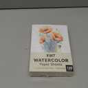 XWT 120 Sheets Watercolor Paper Bulk, 5x7in 110lb/230gsm, Cold Pressed Acid Free Natural White Textured Water Color Painting Art Supplies, Drawing Gift for Professional Adult Artists