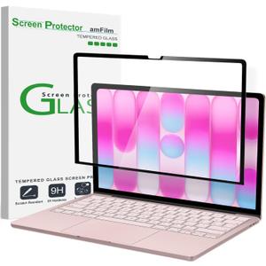 amFilm Designed for MacBook Neo 13-Inch (2026 Released) Tempered Glass Screen Protector [Zero Bubbles][9H Hardness][ Anti-Scratch][ Anti-Fingerprint], 1 Pack