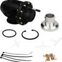 Aluminum Replacement Component Kit with Direct-Fit Adapter, Black Finish, Automotive Part