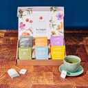 Thoughtfully, Grandparents Tea Box Gift Set, 60 Gourmet Tea Bags in 6 Flavors Including Mint, Earl Grey, French Vanilla, Jasmine, Lemon Honey & English Breakfast, Gift for Grandma and Grandpa (EXP 02/20/28)