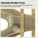 Binocular Harness Chest Pack - Lightweight Binocular Case with Rangefinder Pouch & Waterproof Rain Cover - for Hunting, Birdwatching, and Hiking