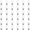 Meconard 36 Pack S14 LED Bulbs for Outdoor String Lights, Shatterproof Replacement Edison Bulbs for Patio String Lights Outdoor Waterproof, Warm White 2200K, Non-Dimmable, E26 Standard Base