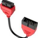 Autel Original OBD1 to OBD2 GM Adapter Cable, 12 Pin Male to 16 Pin Female Extension, OBD II Connector Replacement for GM Diagnostic Tool