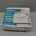 PlushDeluxe Premium Bamboo Mattress Protector  King Size, Waterproof, & Ultra Soft Breathable Noiseless Washable Bed Mattress Cover for Comfort & Protection - White