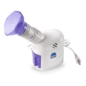 MABIS Facial Steamer, Steam Inhaler, FSA Eligible, Vaporizer or Vocal Steamer with Aromatherapy Diffuser and Soft Face Mask for Cleansing, Sinus Pressure, Congestion, Colds and Cough, 25mL
