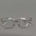 Gaoye Transparent, Clear Blue Light Glasses for Computer & Gaming - Anti UV Ray Lenses, Scratch-Resistant & Comfort Fit (Medium)