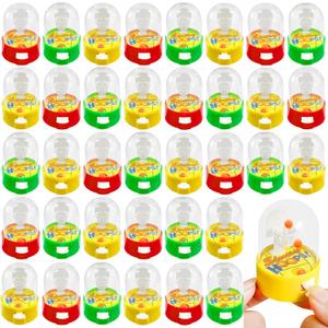Dshengoo 36 Pack Mini Finger Basketball Shooting Game Toys,Handled Fidget Basketballs Desktop Sport Party Favors for Kids,Birthday Decoration Gifts,Classroom Rewards Prize