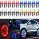 LED Wheel Lights Tire Valve Cap Light Waterproof LED Flashing Light for Car Bike Motorcycle Trucks (Mixed Colors) (20Pcs, 1# 5Red+5Blue+5Colorful+5White)
