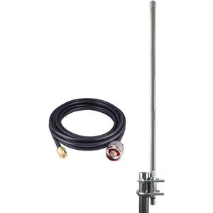 1090MHz ADS-B Antenna-Omni Fiberglass Antenna 12dbi 45inch with 32.8ft SMA Cable for Aviation (12dBi 1.1meters length)