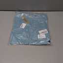 TICTICMIMI Women's V Neck Ruffle Short Sleeve Tops Summer Casual T Shirts (Blue, XL)