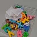 26PCS Suction Bath Toys Mold-Free | Bathtub Letters & Animal Sensory Toys with Shark Storage Organizer for Toddlers | Education Games | No Hole Silicone ABC Alphabet Learning Toys for Kids Ages 3-5