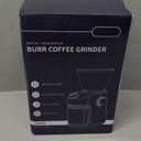 SHARDOR Burr Coffee Grinder, Electric Coffee Bean Grinder with 32 Grind Settings, 40s Adjustable Timer, Chamber Cleaning Button for Home Use