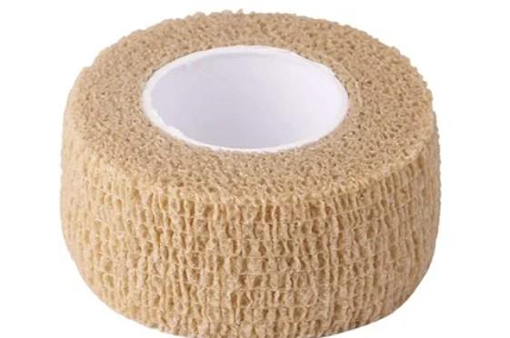 1 Inch Wide Skin Colour Elastic Self- Adhesive Bandage Finger Tape,Wrap Bandages, for Wrist and Ankle for Chair and Table Legs to Reduce Friction and Noise