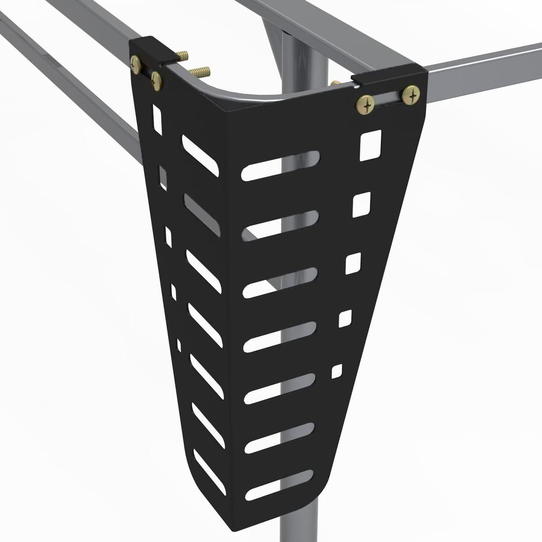 2 Pcs Headboard Brackets for Metal Bed Frame,Adjustable Headboard or Footboard Brackets Attach Headboard to Bed Frame,Compatible with 14,16,18inches Bed Frame