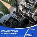 Orion Motor Tech Universal Valve Spring Compressor Tool, Valve Spring Removal Tool & Adjustment Tool with 1" & 1-3/16" Adapters, Direct Action Valve Spring Compression Tool for Cars Trucks and More