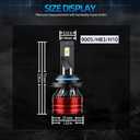 Light Bulbs Compatible for 2007-2014 Toyota Camry 9005 High Beam Fog Lights Combo Pack 800% Brightness with Cooling Fan Plug N Play Pack of 2