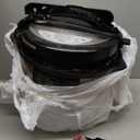 MegaChef 12 Quart Digital Pressure Cooker with 15 Preset Options and Glass Lid, Silver